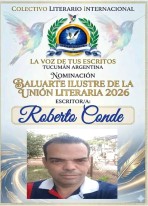 Nominación a Baluarte Ilustre de la Unión Literaria 2026, Argentina.